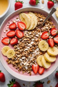 Strawberry Banana Smoothie Bowl