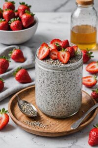 Strawberry Chia Seed Pudding