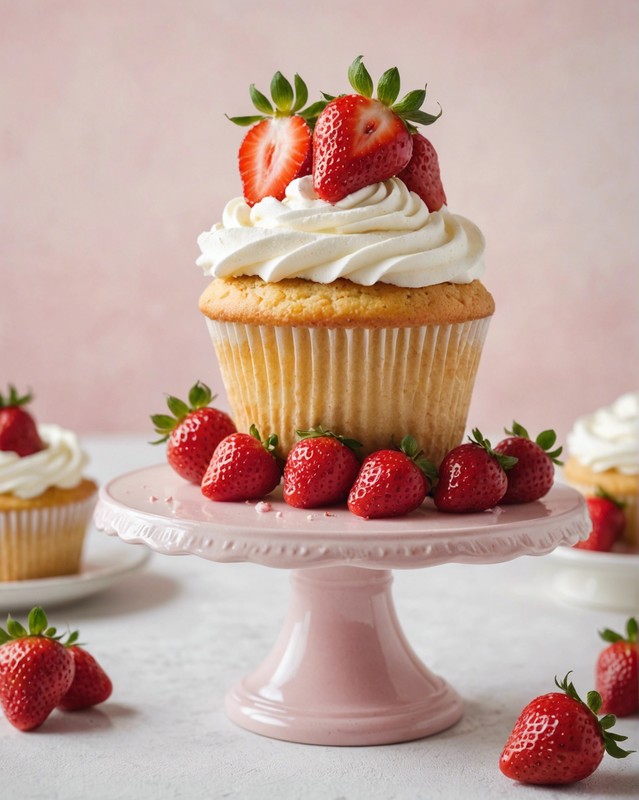 Strawberry Shortcake Cupcakes