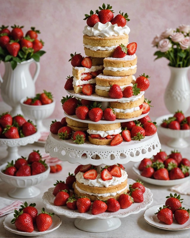 Strawberry Shortcake with Whipped Cream