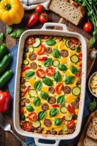 Summer Vegetable Breakfast Casserole