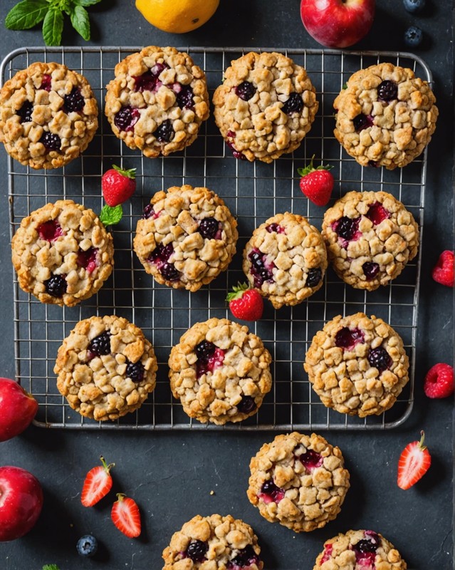 Summer Fruit Crumble Cookies