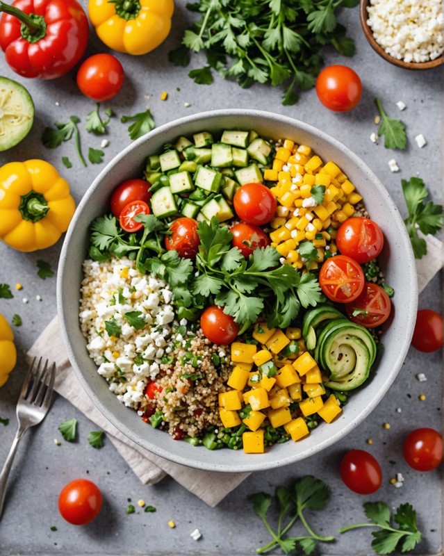 Summer Vegetable Quinoa Bowl