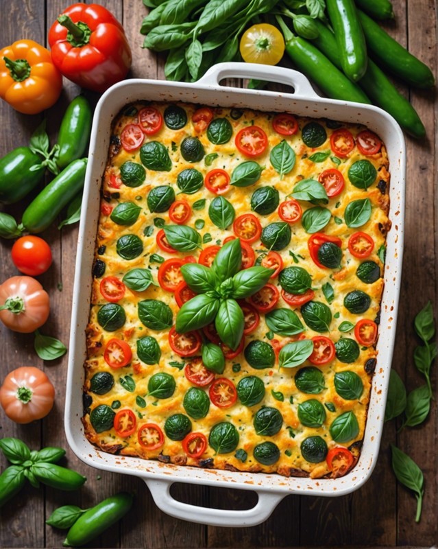 Summer Vegetable Strata