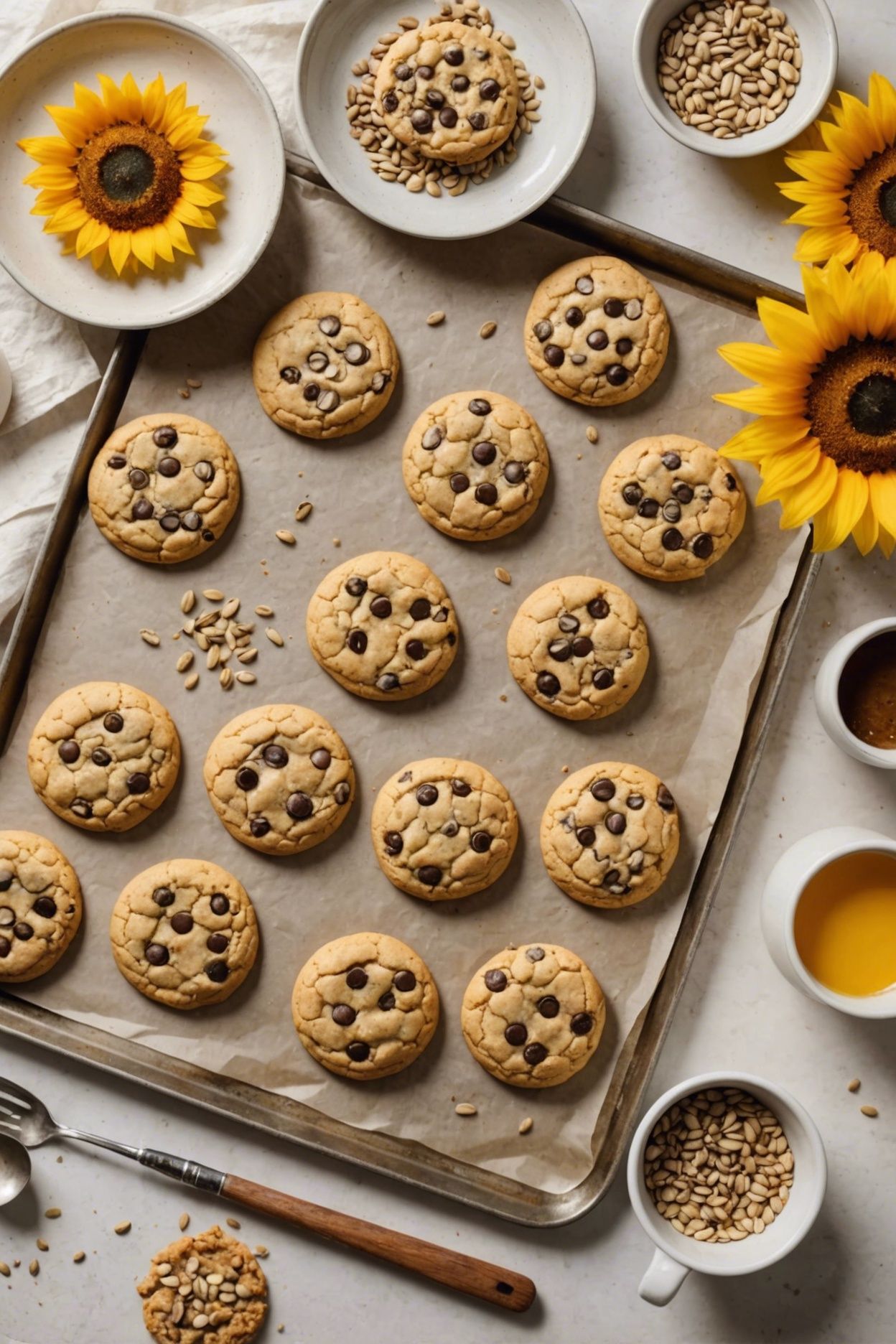Sunflower Drop Cookies