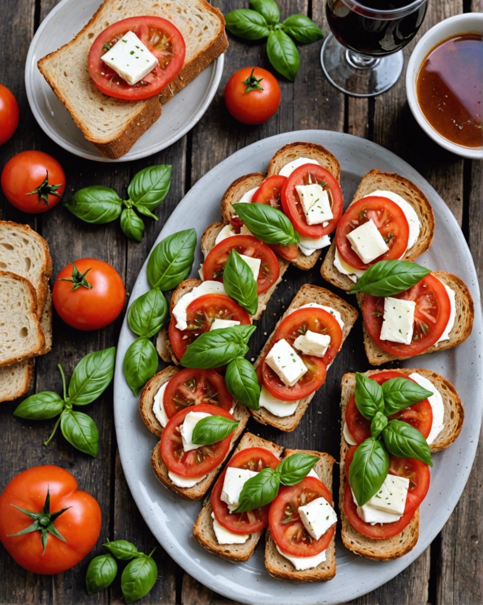 Tomato and Mozzarella Sandwich