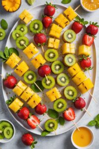 Tropical Fruit Skewers