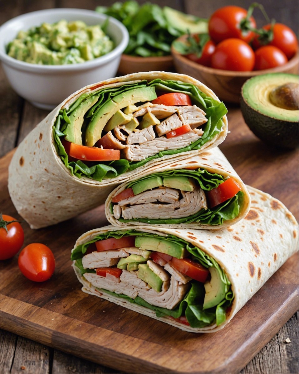 Turkey and Avocado Wrap