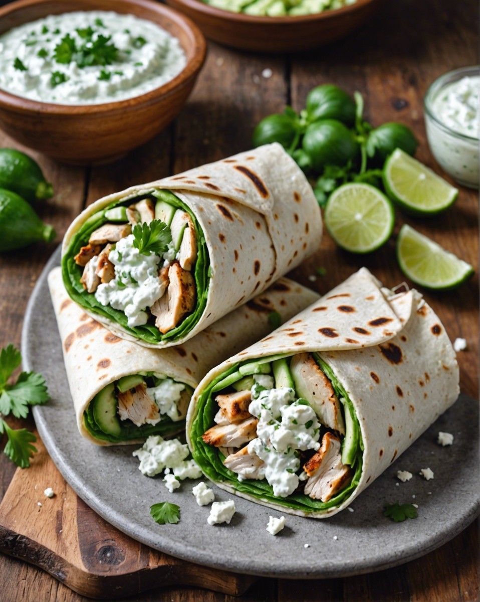 Tzatziki Chicken Wrap