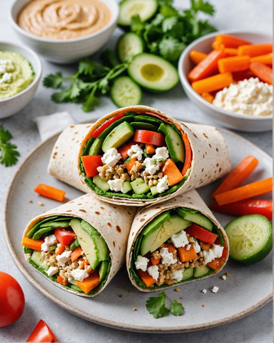 Veggie and Hummus Wrap