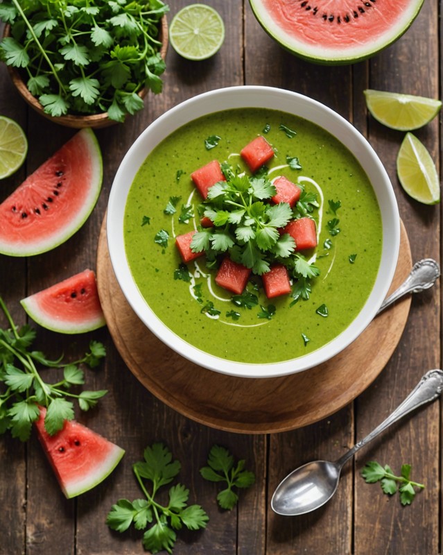 Watermelon and Avocado Soup