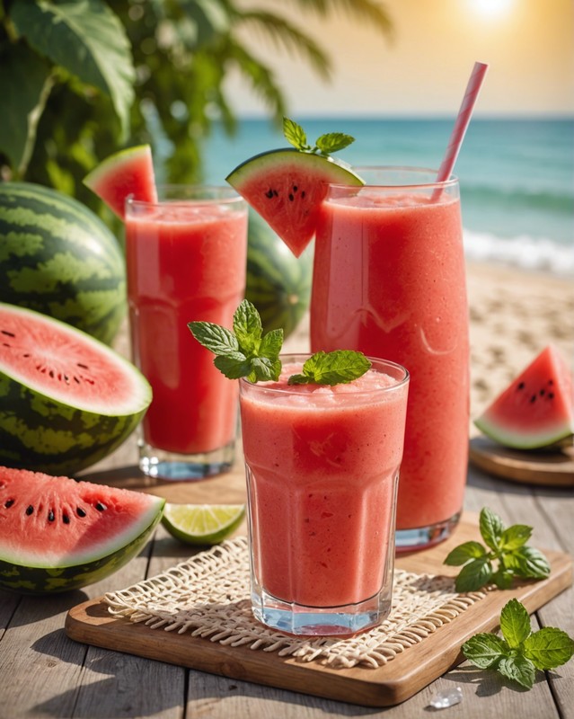 Watermelon Lime Smoothie