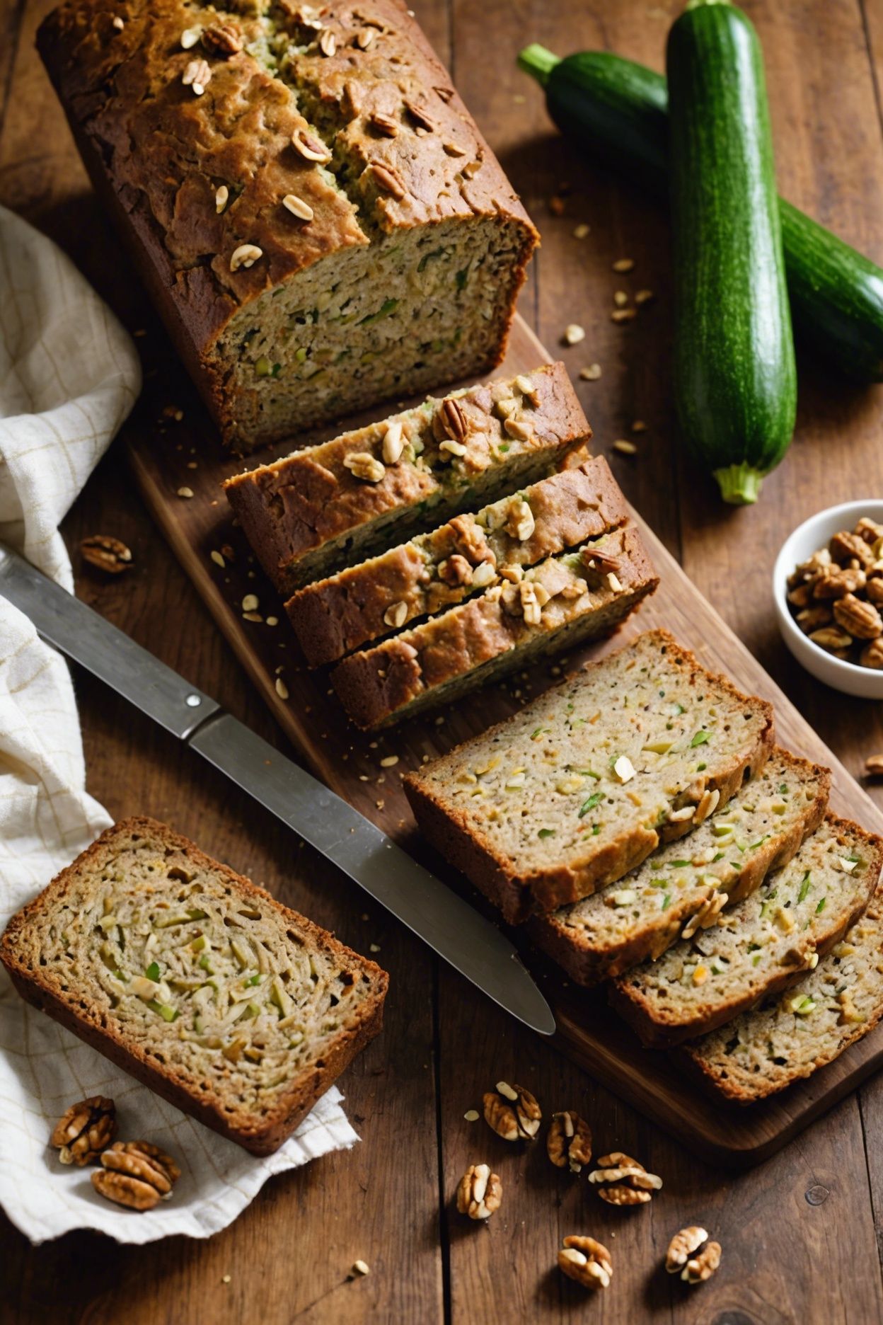 Zucchini Walnut Bread