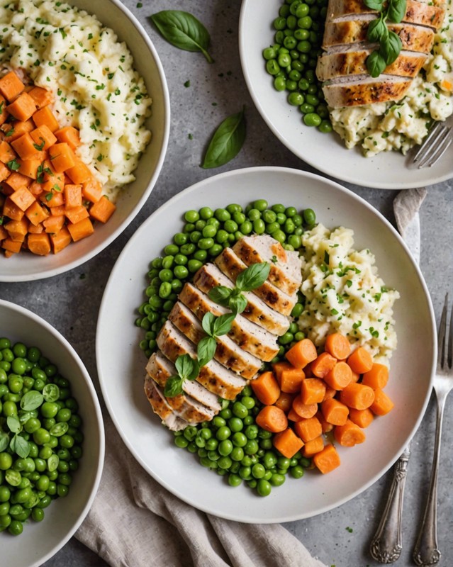 Zucchini Boats with Turkey and Mashed Potatoes