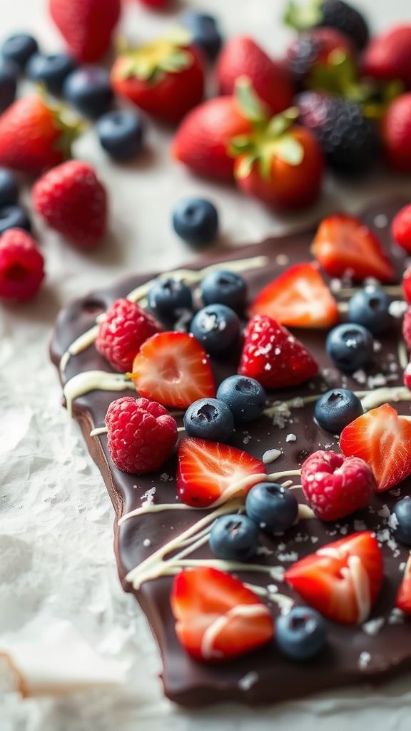 Berry Bliss Chocolate Bark  