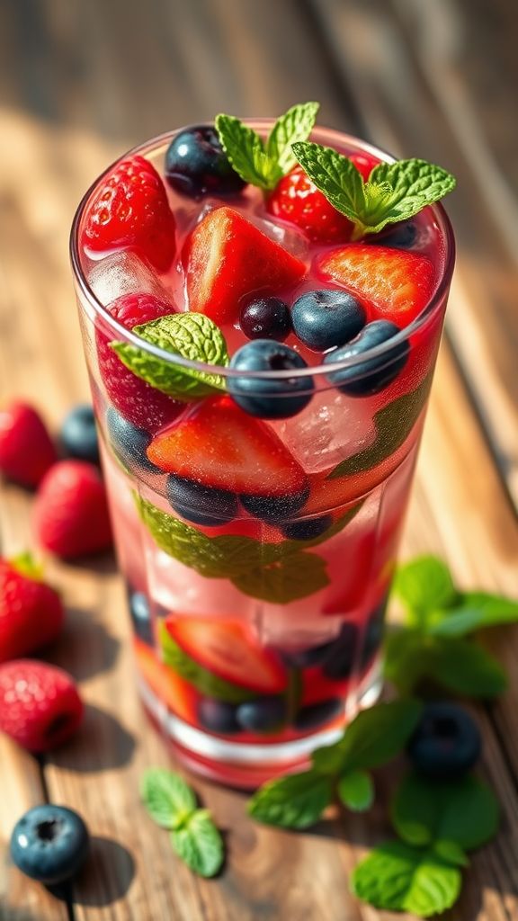 Berry Bliss Mocktail  