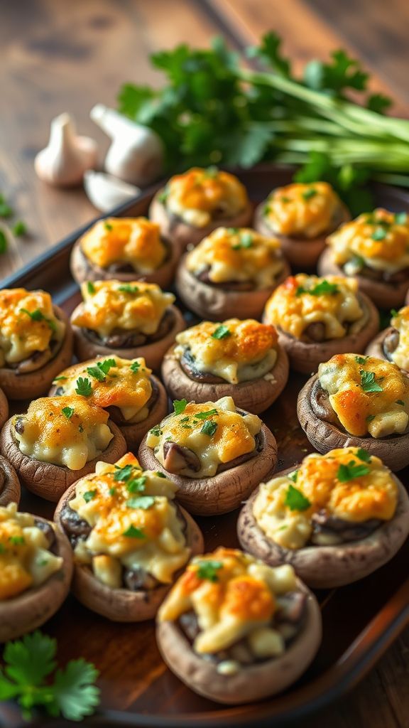 Bite-Sized Stuffed Mushrooms