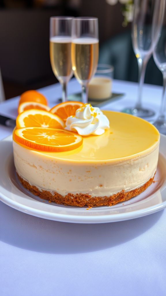 Champagne Citrus Cheesecake