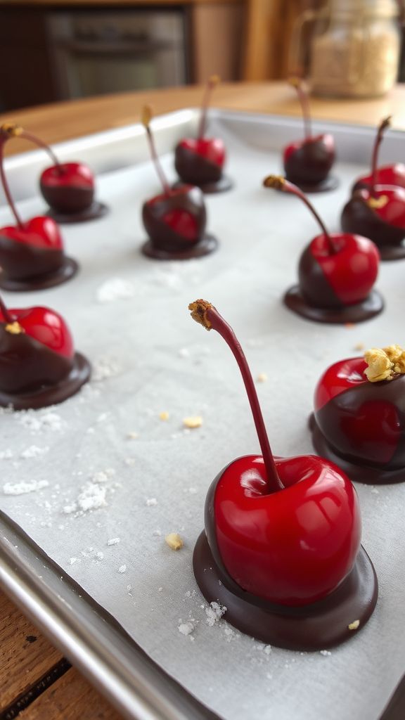 Charming Chocolate-Covered Cherry Bombs  