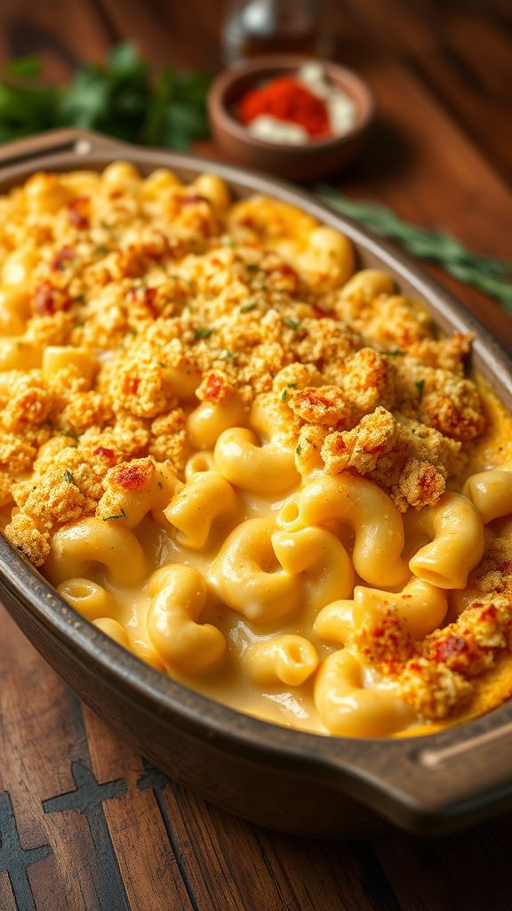 Cheesy Baked Macaroni and Cheese  