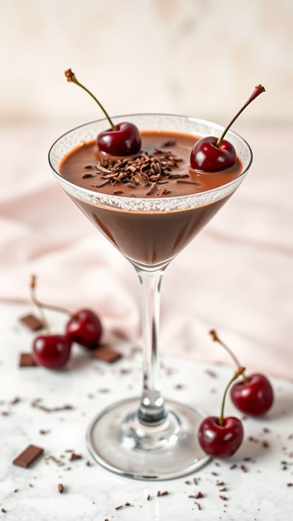 Cherry Chocolate Martini  