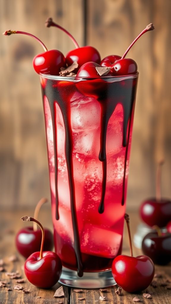 Chocolate Cherry Mocktail