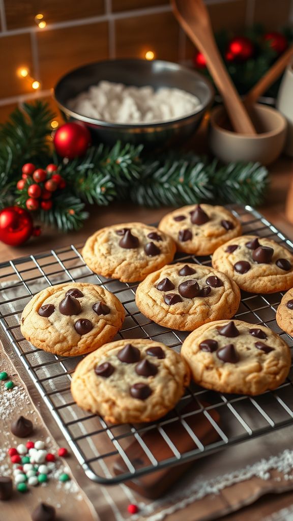 Chocolate Chip Christmas Delights  