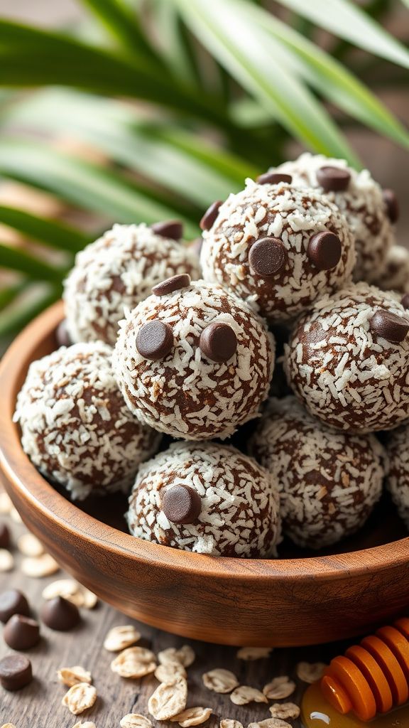 Chocolate Coconut Energy Balls