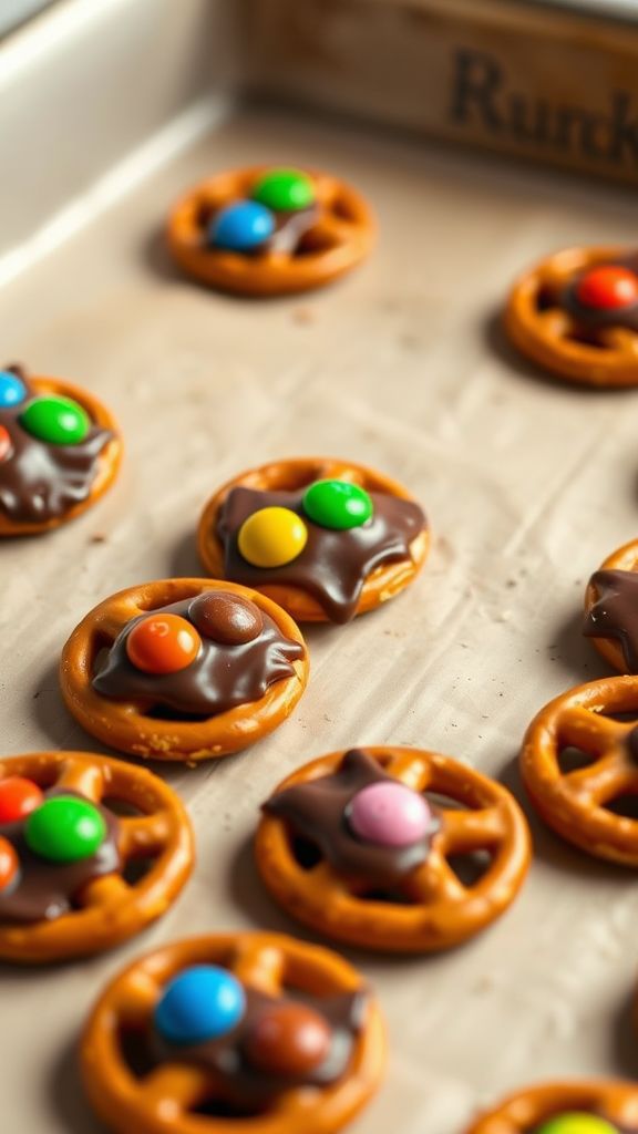 Chocolate-Covered Pretzel Hugs  