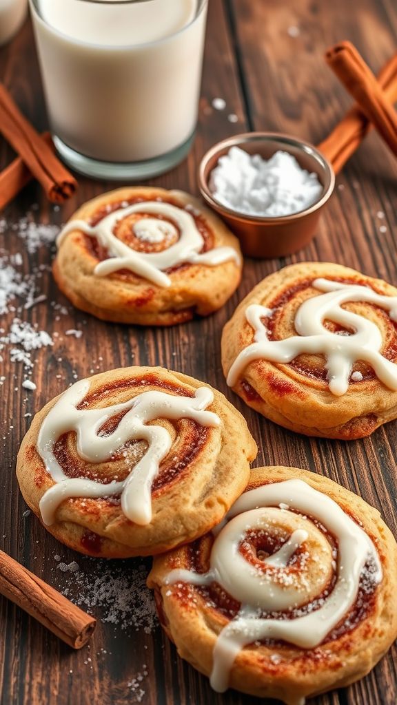 Cinnamon Roll Cookies  