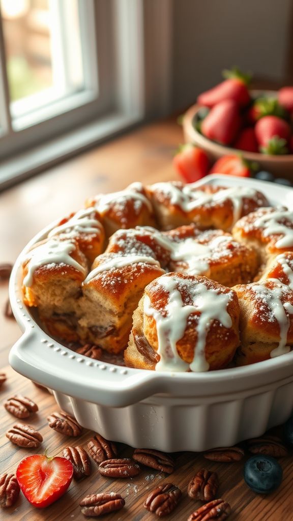 Cinnamon Roll French Toast Bake