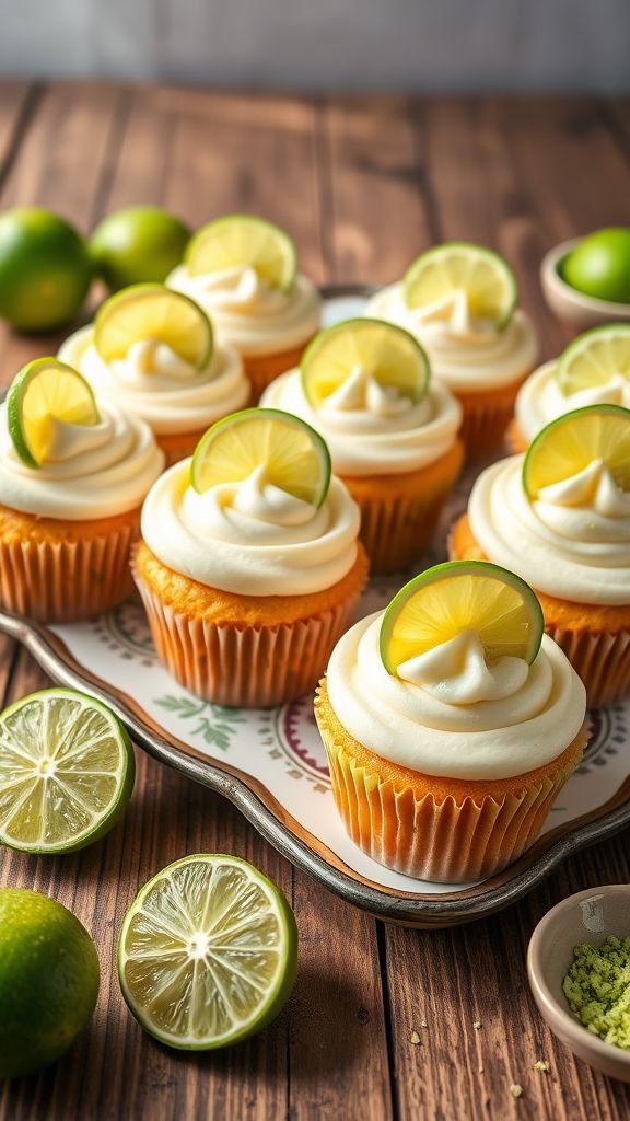 Citrus Kissed Key Lime Cupcakes