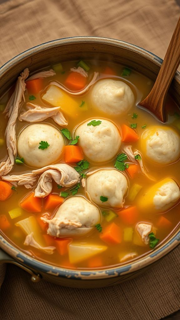 Classic Chicken and Dumplings  