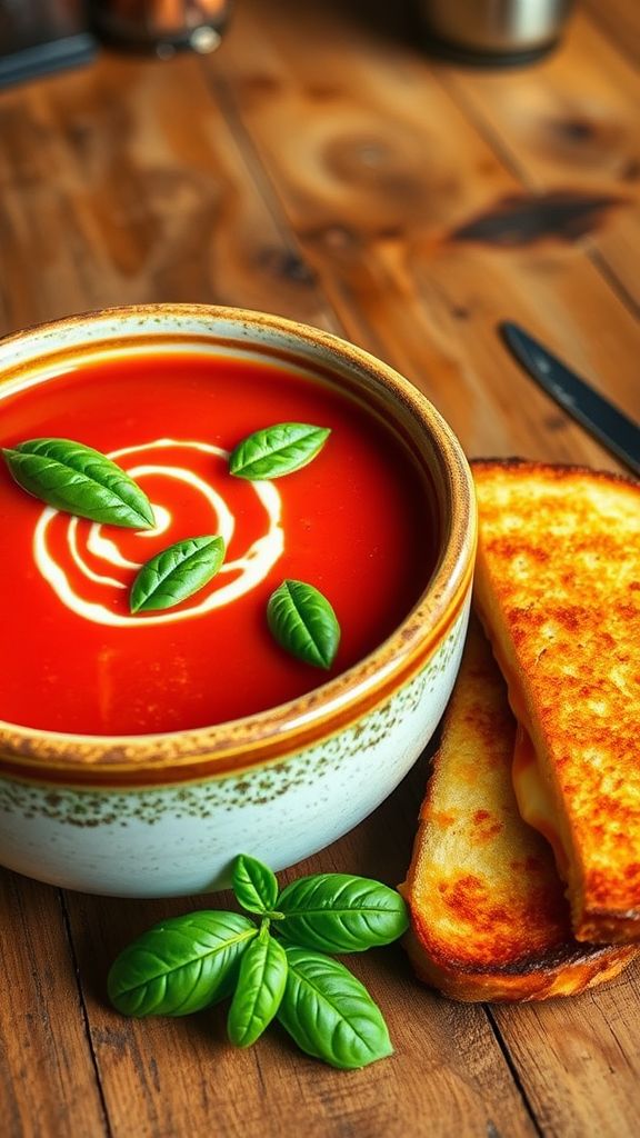 Classic Tomato Basil Soup  