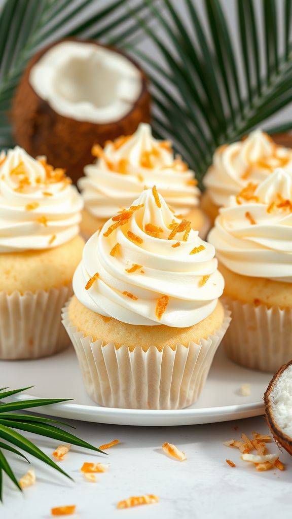 Coconut Cream Dream Cupcakes