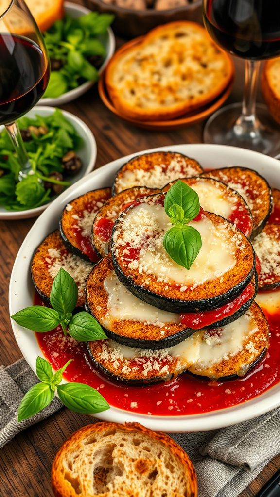 Comforting Eggplant Parmesan  