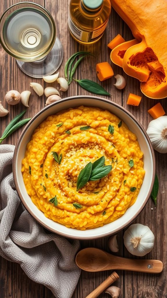 Cozy Butternut Squash Risotto  