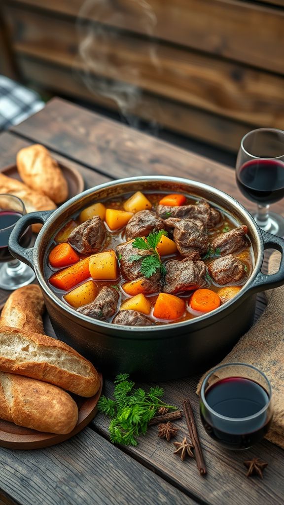 Cozy Lamb and Root Vegetable Stew  