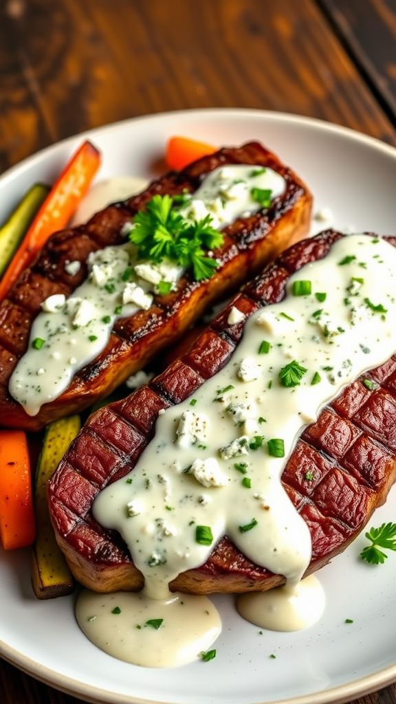 Creamy Blue Cheese Tenderloin