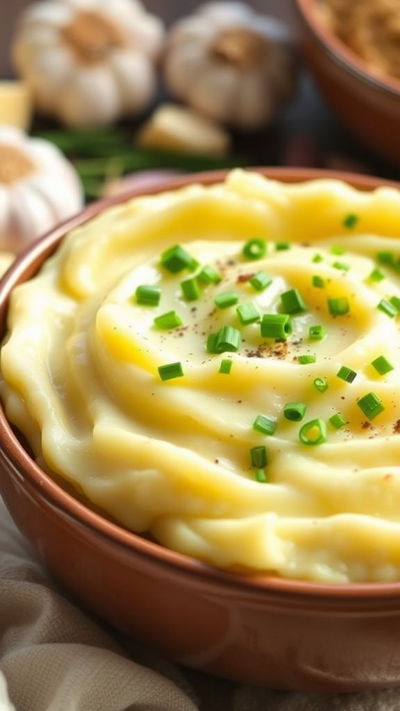 Creamy Garlic Mashed Potatoes  