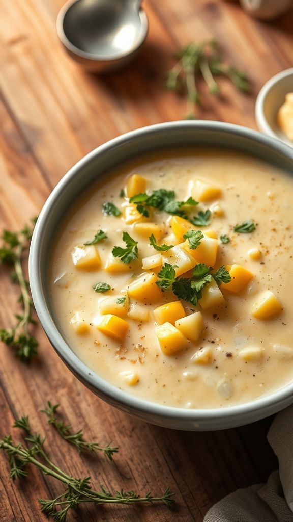 Creamy Potato and Corn Chowder  