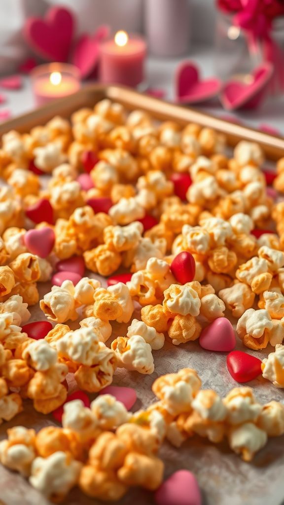 Cupid's Caramel Heart Popcorn  