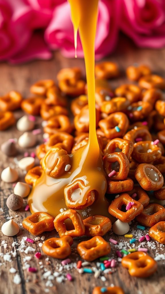 Cupid's Caramel Pretzels  