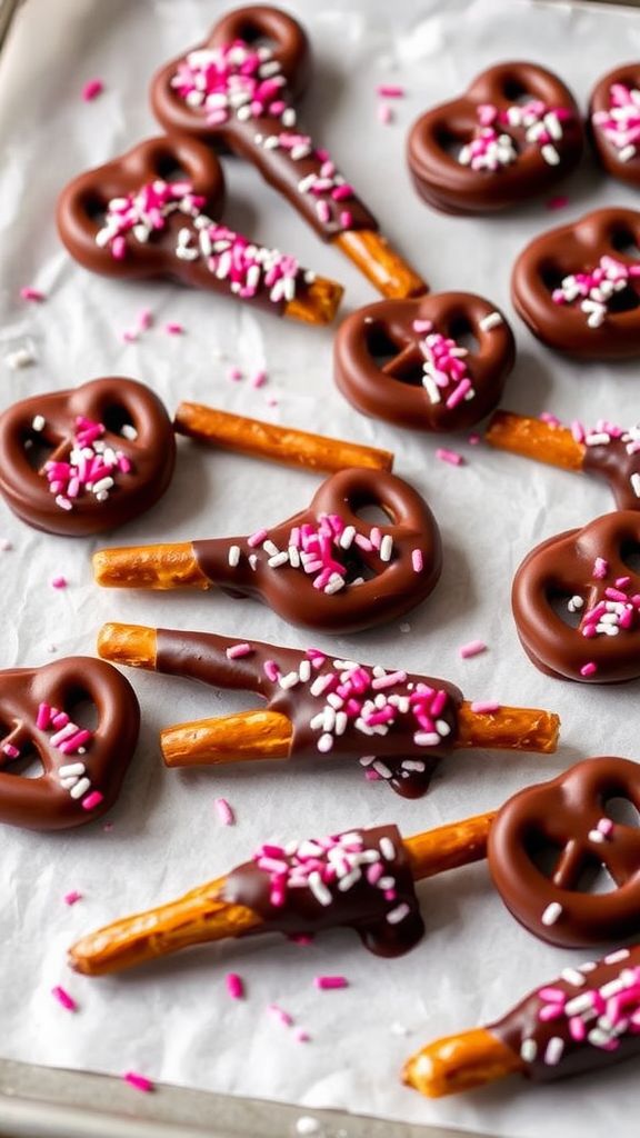 Cupid's Chocolate Covered Pretzels  