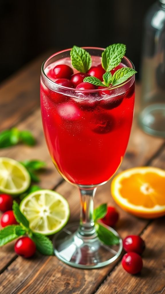 Cupid's Cranberry Spritzer  