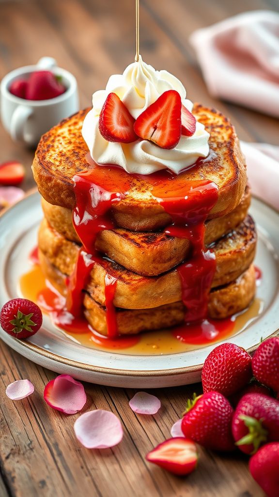 Cupid's French Toast Stacks  