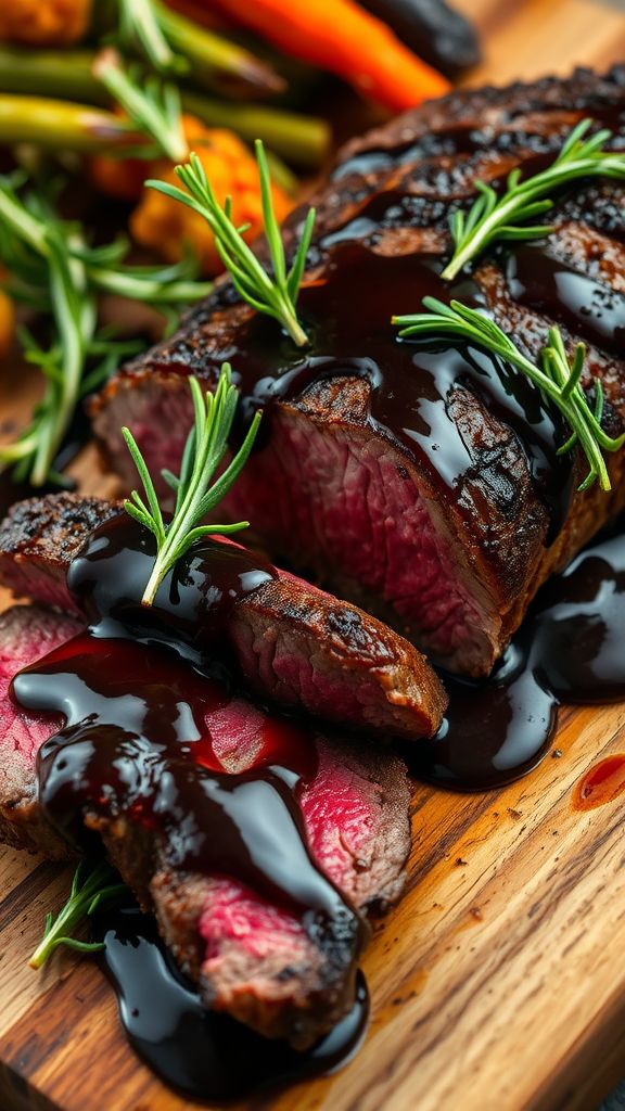 Decadent Chocolate Balsamic Steak