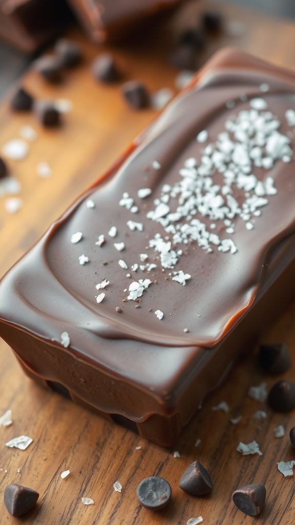 DIY Chocolate Fudge with Sea Salt Sprinkles  