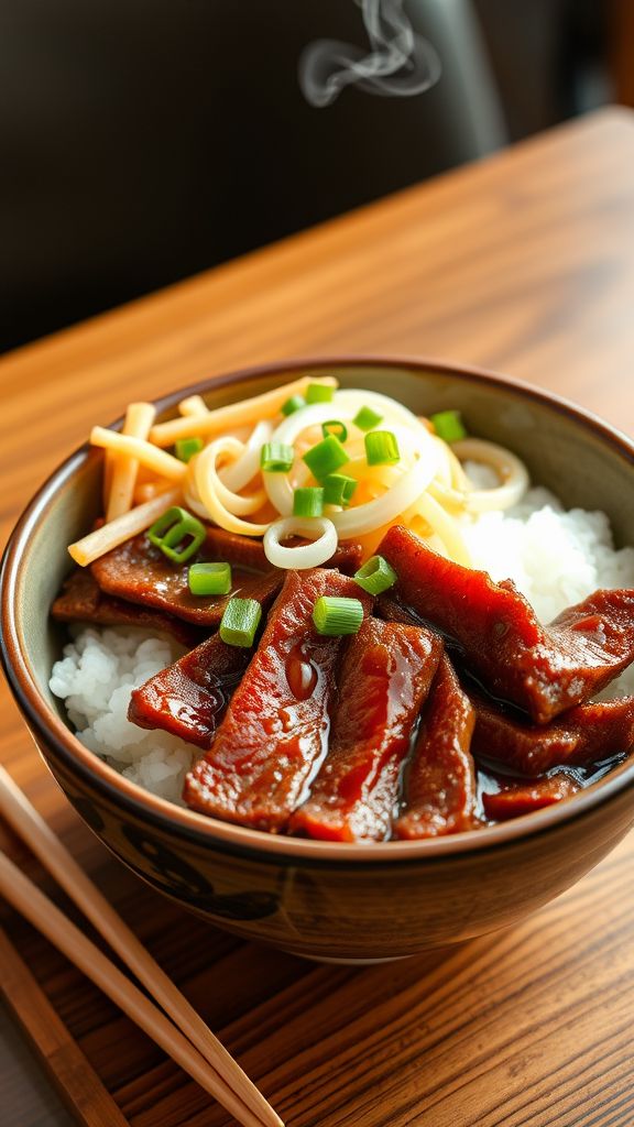 Easy Gyudon (Beef Bowl)  