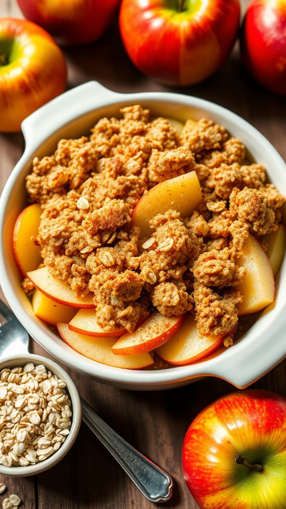 Easy No-Bake Apple Crisp  